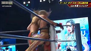 Syuri Crushes Giulia in Intense Stardom Wrestling Clash