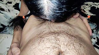 Wife Deepthroats Cock with Anal Fingering POV