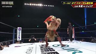 Syuri Crushes Giulia in Intense Stardom Wrestling Clash