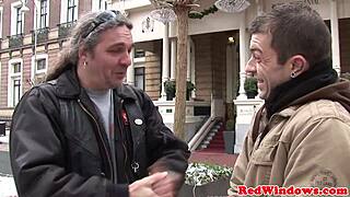 Tattooed Dutch Hooker Bent Over Doggystyled Cumshot