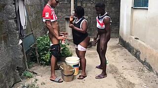 Two Men Pound Submissive Big Ass European By Well