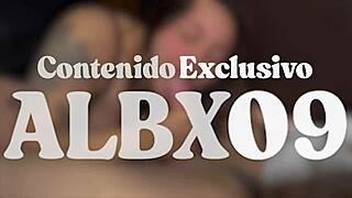 latina babe bored with movie plays with cock cum in mouth