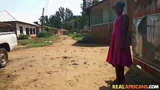 black nigerian lady spreads for huge ebony cock closeup lunch