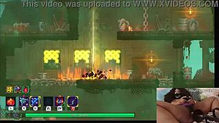 Chubby ebony gamer babe fucks herself with dildo during video game 😈🎮