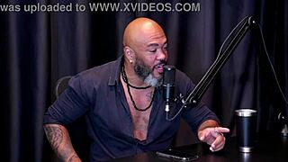 annie clementine nervously services clients pre-shift in tattooed orgy exposure