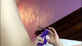 latina teases with dildo play for her friend's buddy