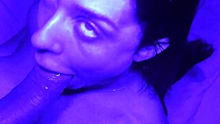 luiza marcato takes a rough blue fuck and creampie from monster cock