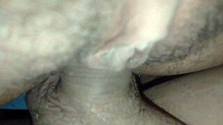 mature beauty's shaved pussy teased with cock to creampie. tight wet hole orgasms fully