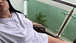 oh god masturbating seaside real orgasm hits