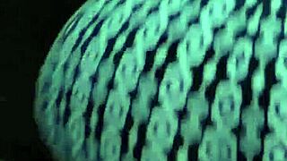 Outdoor pillow teasing curves and sensual play