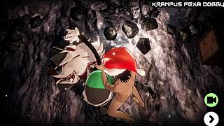 krampus fexa bent over doggystyle pounding so intense 🔥🍑