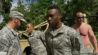 Exploring gay interracial gangbang scenes in the army69 style
