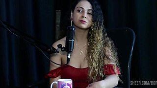 charllottye bruna cast sheer red lingerie tits tease domination