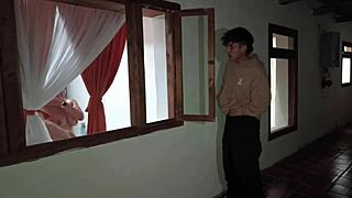 Spying Tenant Leads to Wild Colombian Fuck