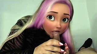 giving the neighbor's son a massive homemade blowjob with my curvy latina ass