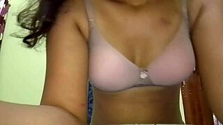 mmm this chubby 18+ curly cutie fingers her tight pussy with that delicious dildo on bed