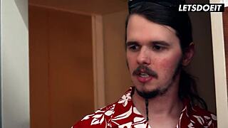 Daphne Klyde seduces hostel guy for wild sex