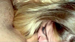 hot blonde deepthroats big cock submissive pov style