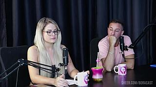 charllottye bruna cast sheer red lingerie tits tease domination