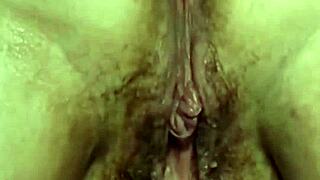 Fat Hairy Slut Endures Deep Anal Fucking and Fisting