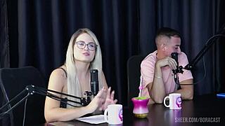 charllottye bruna cast sheer red lingerie tits tease domination