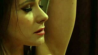 naughty mistress fingers kissing submissive slave to orgasmic bliss!