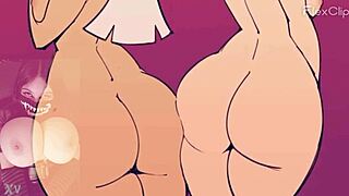 Big asses overflowing with hot cum in steamy compilation