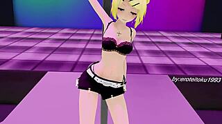 rin gets banged hard in wild cartoon gangbang frenzy