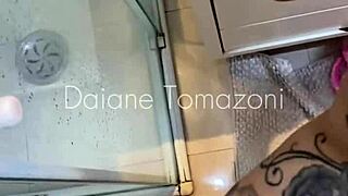 cute brazilian sneaks bathroom fuck with classmate quick and dirty