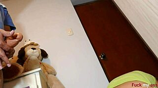 Young latina's tight ass gaped brutally by two huge thick dildos outdoors