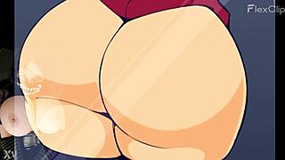 Big asses overflowing with hot cum in steamy compilation