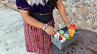 Chapina prostitute fucked hard by moreno latino's thick verga