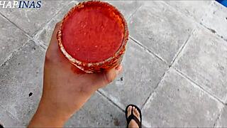 Chapina prostitute fucked hard by moreno latino's thick verga