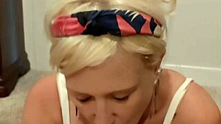 petite babe sucks stepdad cock for cum facial swallow