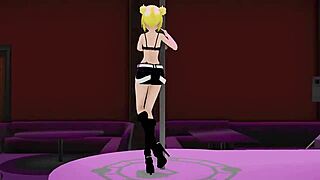 rin gets banged hard in wild cartoon gangbang frenzy