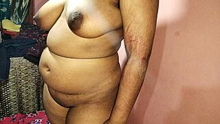 Desi wife endures husband's intense anal pounding with creampie finish