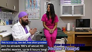 Dr Tampa Gives Misty Addams Gaping Pussy Exam Backstage At University