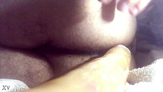 i feel that anal dildo stretching me so deep inside my tight hole right now