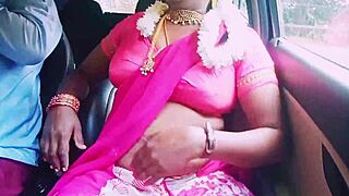 bold indian housewife cheats car sex boyfriend dirty talk intense