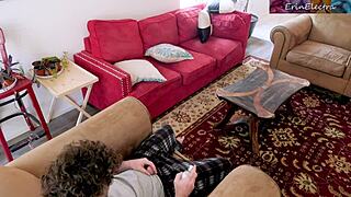 curvy mature housewife takes huge cock deep in her tight asshole