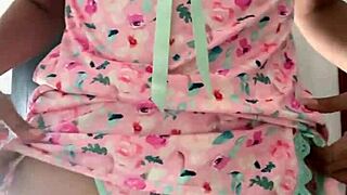 Innocent Pajama Girl Caught Flashing Tits on Spy Cam!