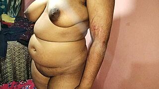 Desi wife endures husband's intense anal pounding with creampie finish