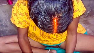 Indian wife sneaks hardcore fuck while husband stays home