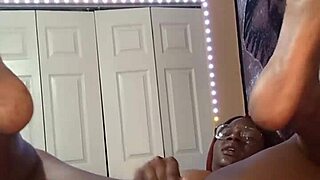 Ebonys Close-Up Pussy Fingering After Long Day in Sexy Cosplay