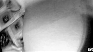 Double doggystyle pounding sessions with moaning young slut in POV