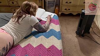 Milf Deepthroats Monster Cock in Homemade Solo Masturbation Session