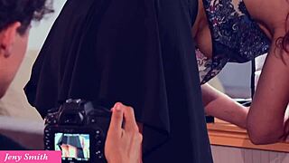 i invitd photographer for earrings but flashed naked oiled ass n heels