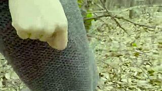 stop hikin n cum inside me outdoor park sex