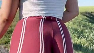 Tempting Curvy Big Ass Hottie Seduces Wildly