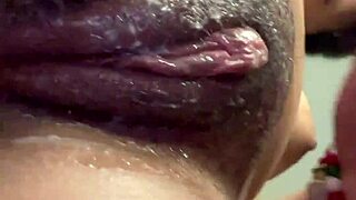 wet pussy throbs and squirts wildly before heading out smelling of steamy sex